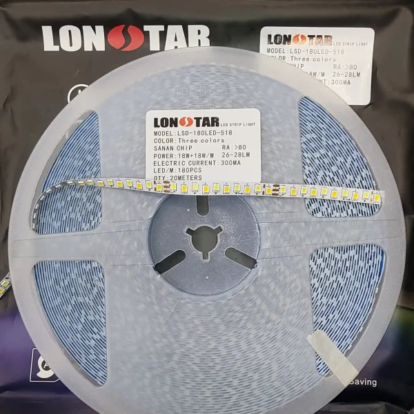 ال ای دی نواری درایورخور 300 میلی آمپر تراکم 180 برند لان استار lonstar سه حالته