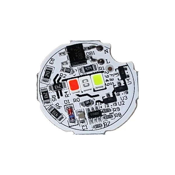 دی او بی 220 ولت برق مستقیم 1 وات RGB آر جی بی 7 رنگ