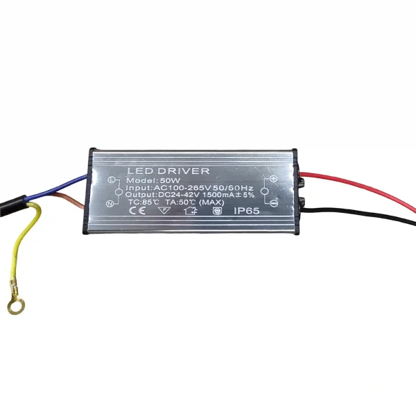 درایور ضدآب 50 وات 1500 میلی آمپر ip65