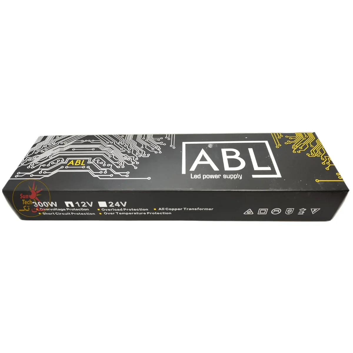 منبع تغذیه سوئیچینگ اسلیم 12 ولت 25 آمپر 300 وات برند ABL