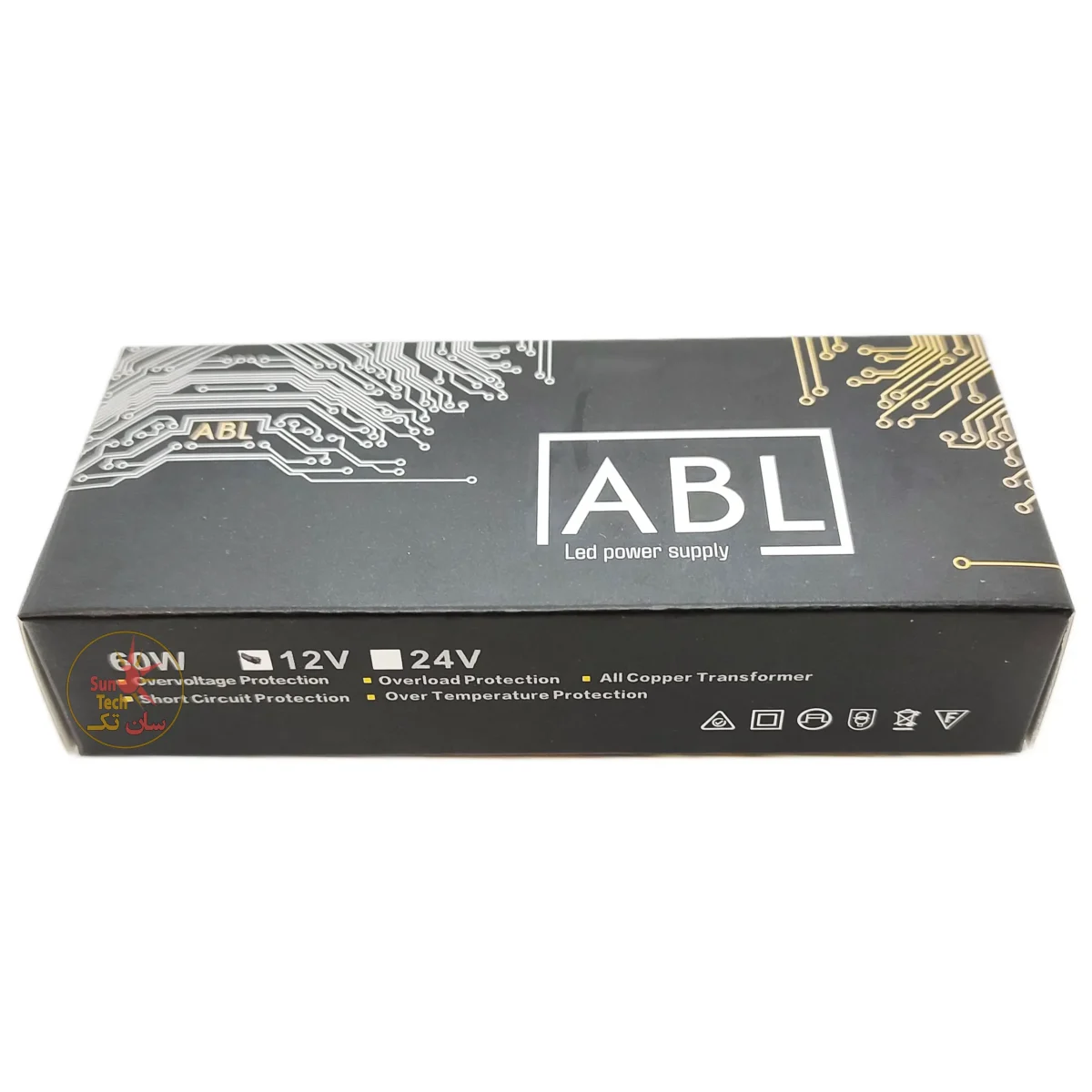منبع تغذیه سوئیچینگ اسلیم 12 ولت 5 آمپر 60 وات برند ABL