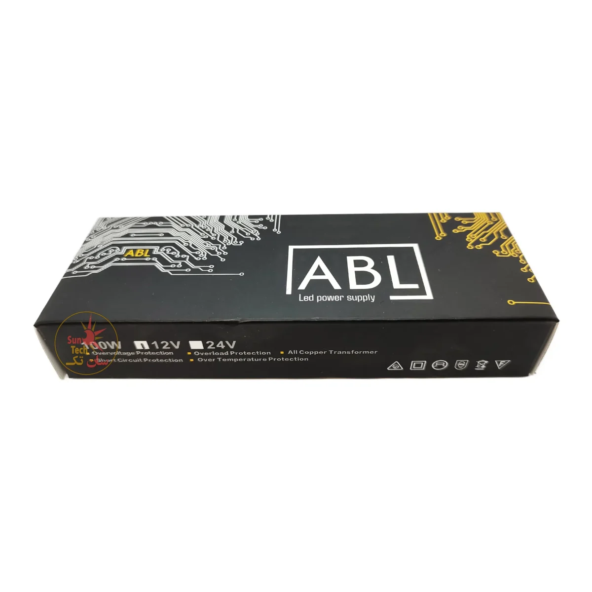 منبع تغذیه سوئیچینگ اسلیم 12 ولت 8 آمپر 100 وات برند ABL