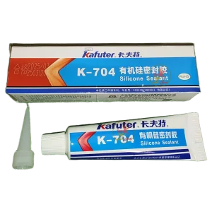 چسب سیلیکون برند کافوتر 704 تیوپ پلاستیکی 45 گرمی